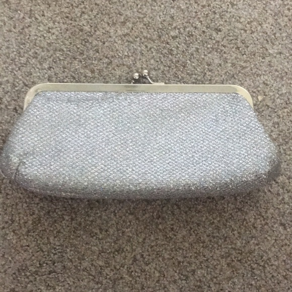 Handbags - Sparkly silver clutch
